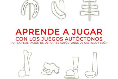 Cartel de un taller sobre juegos autóctonos