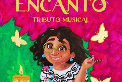 Cartel del Tributo Musical a Encanto en el que aparece una ilustración de Mirabel, la protagonista