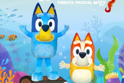 Bluey y Bingo. Muñecos de Bluey